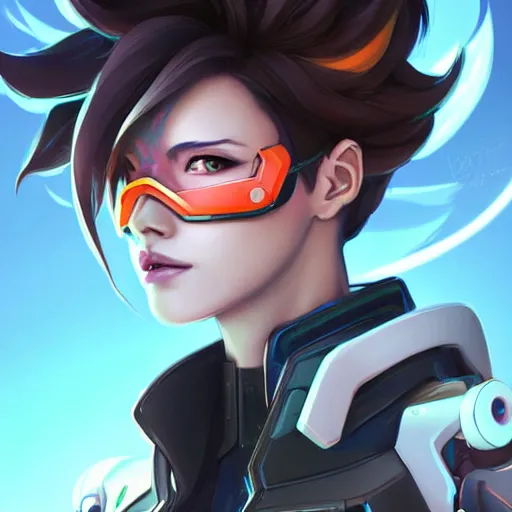 ArtStation - Tracer, Overwatch, Sthella Peragi