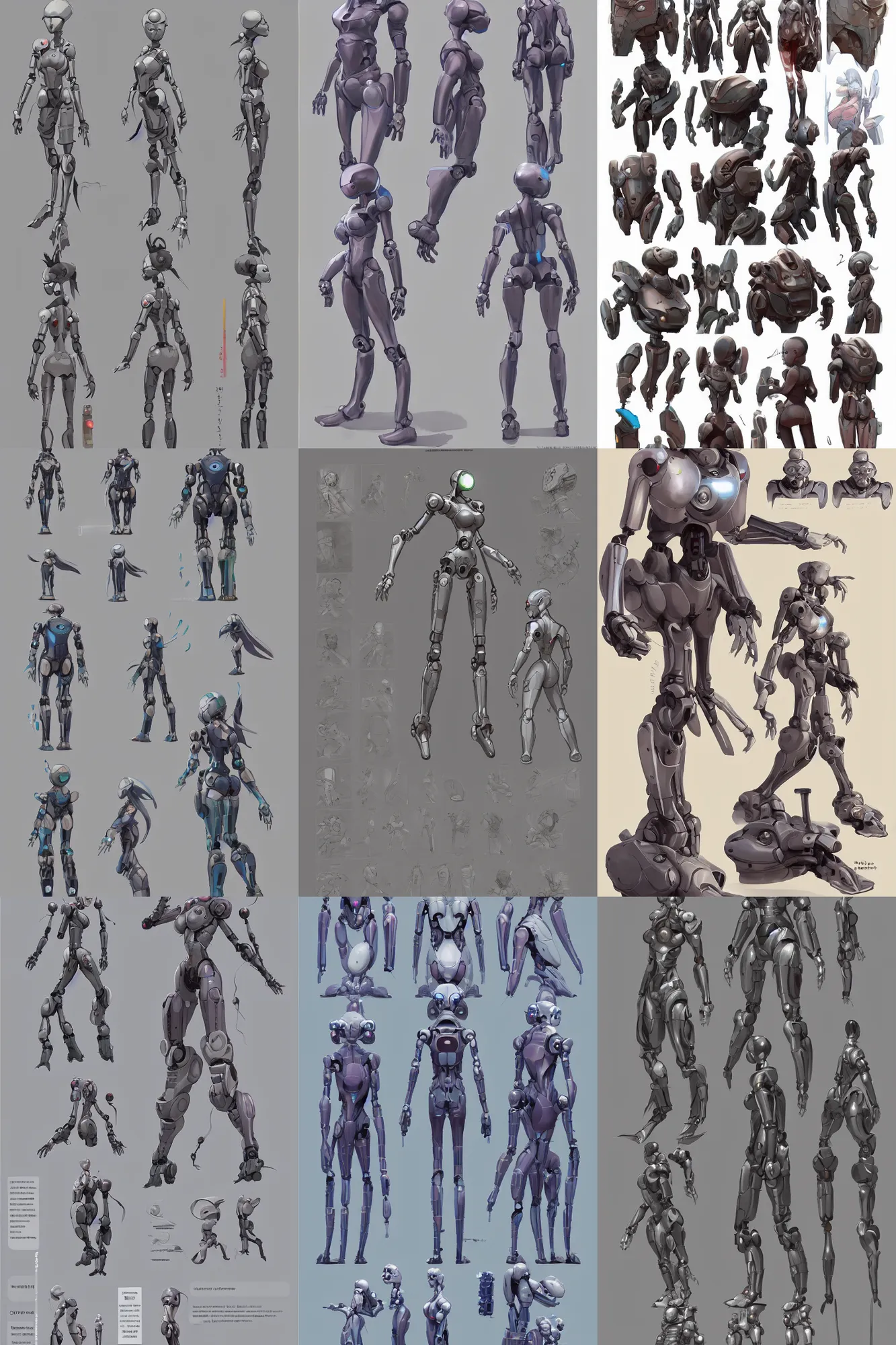 Knights and Magic mecha reference chart, Mecha