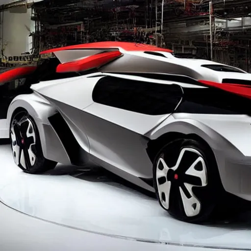 Image similar to concept car prototype between a Dacia and a Lamborghini