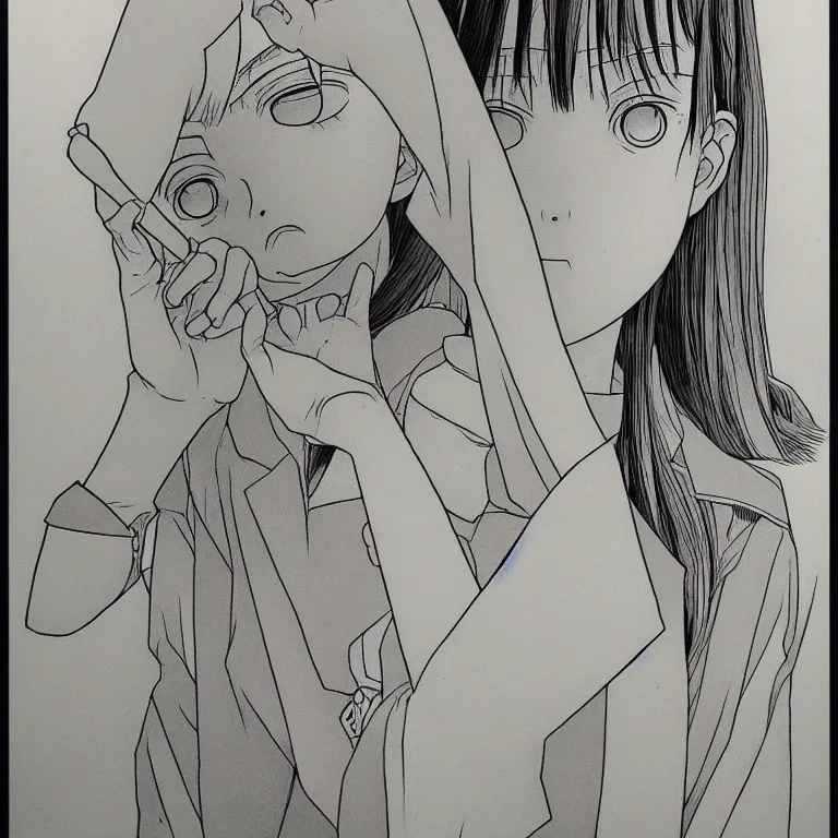 Prompt: young girl by naoki urasawa, detailed