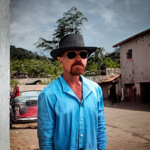 Prompt: Heisenberg in Guatemala