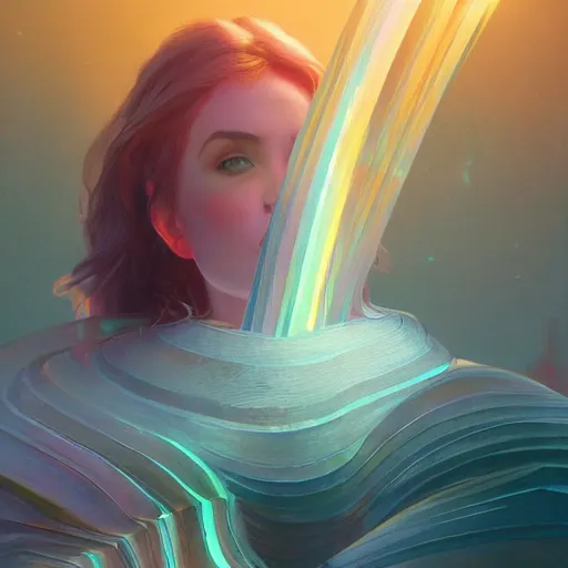 Prompt: color light waves, color spectrum refraction, light through glass, cinematic lighting, highly detailed, art station, concept art, Unreal Engine 5, Photorealism, 8k resolution, cinema 4d, beautiful, art by artgerm and greg rutkowski and alphonse mucha and loish and WLOP