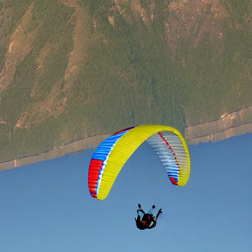 Image similar to paragliding grizzly