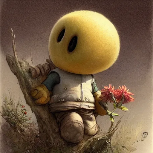 Prompt: ( ( ( ( ( shy guy ) ) ) ) ) by jean - baptiste monge!!!!!!!!!!!!!!!!!!!!!!!!!!! adventurer