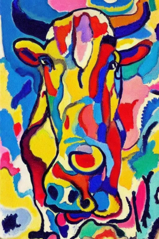 Image similar to kandinsky bull