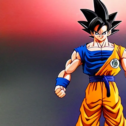 Prompt: a dragon ball goku miniatures Photorealistic HD 8k highlights and shadow detailed High Resolution