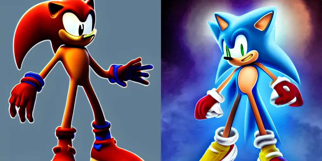 Sonic vs. Shadow Race(+ audience) quik art by Tiny MustardSeed on Dribbble