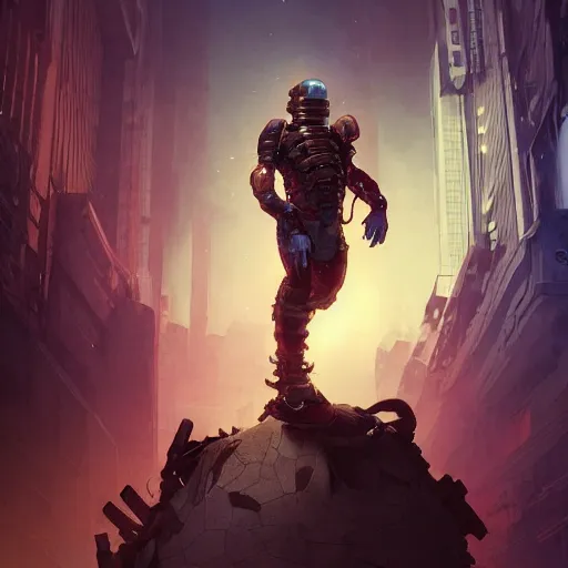 Image similar to isometric Dead Space action role playing game by artgerm and greg rutkowski, alphonse mucha, cgsociety and beeple highly detailed, sharp focus, cinematic lighting, illustration, art, octane render, Unreal Engine Lumen, very coherent. cinematic, hyper realism, high detail, octane render, 8k