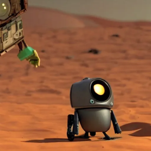 Prompt: wall · e in a twilight zone episode