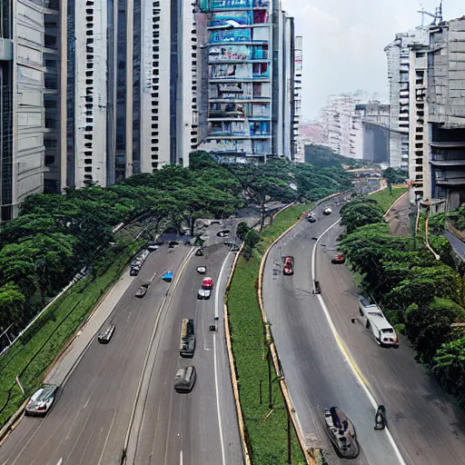 Prompt: avenida paulista, stalenhag