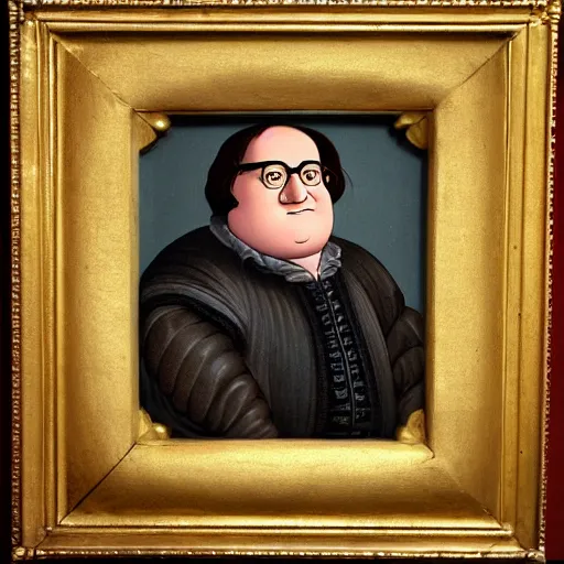 Prompt: old renaissance style portrait of Peter Griffin from family guy