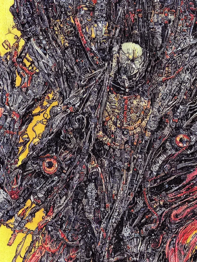 Image similar to Close up detail of Shibu by Philippe Druillet