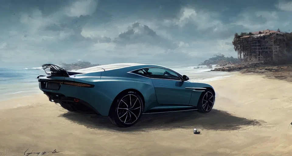 Prompt: Aston Martin Valhalla in beach,digital art,ultra realistic,ultra detailed, ultra wide Lens, art by greg rutkowski