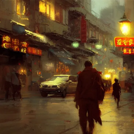 Image similar to chinatown, craig mullins