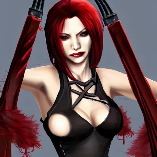 Image similar to rayne from bloodrayne game art