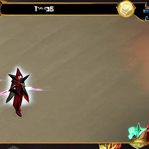 Image similar to jhin ( league of legends ) in pokemon black edition, on nintendo, screenshot