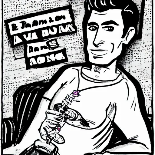 Image similar to james deen cartoon