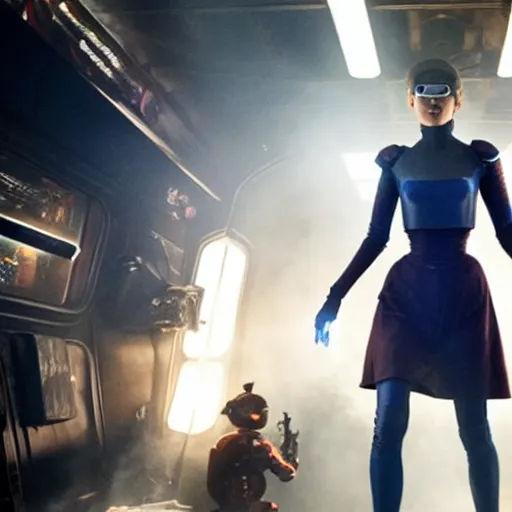 Image similar to film still of mary elizabeth winstead in ready player one 2 ( 2 0 2 4 )