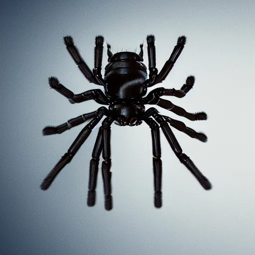 Image similar to spider catterpillar robot, 3 d octane render