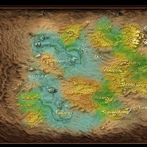 Image similar to fantasy cartographer map extremely detailed