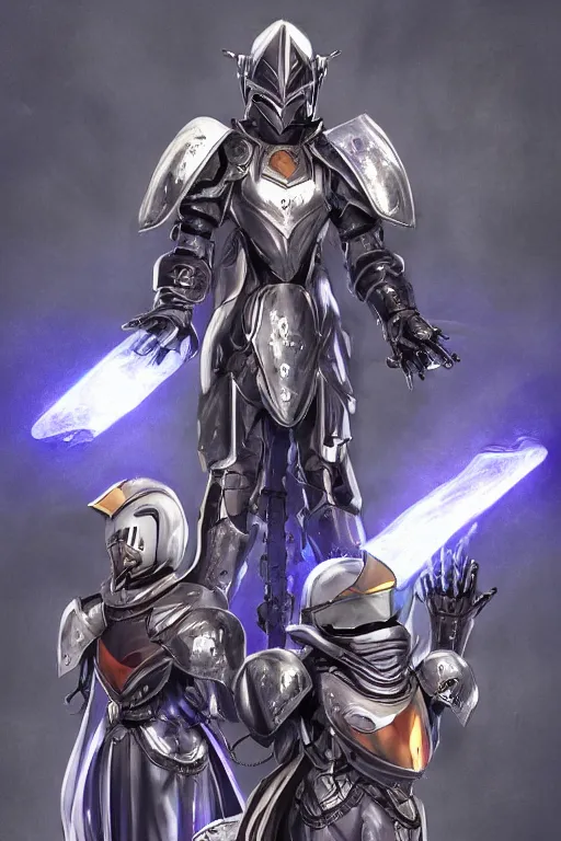 Image similar to helmet armor guardian destiny in witch queen illumination ray tracing hdr fanart arstation by sung choi robot ninja mask and eric pfeiffer and gabriel garza and casper konefal