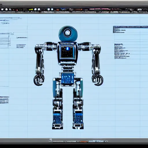 Prompt: ultra realistic and detailed blueprint for a Jesus Christ robot model