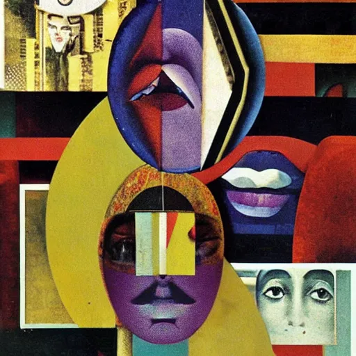 Image similar to abstract magazine collage by hannah hoch