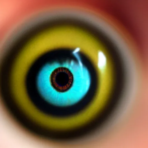 Prompt: an incredibly cute eyeball