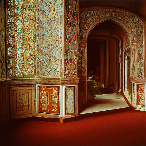 Image similar to high definition interior photographs of the isabella stewart gardner museum in boston in the early morning hours of march 1 8, 1 9 9 0