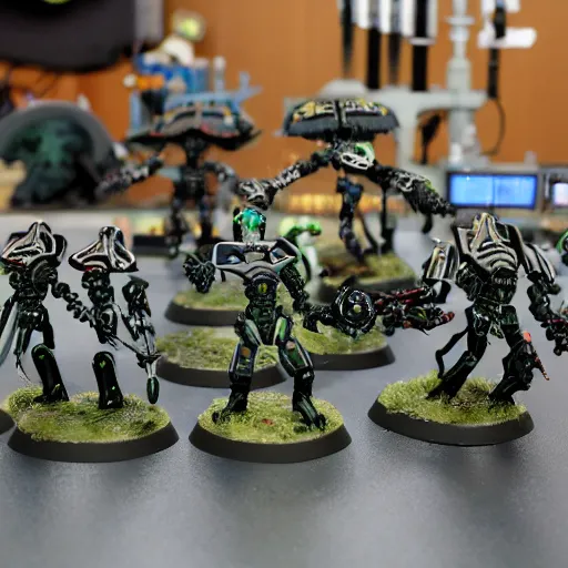 Image similar to necron doing as others look on in awe