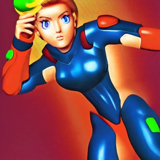 Image similar to samus on nintendo 6 4