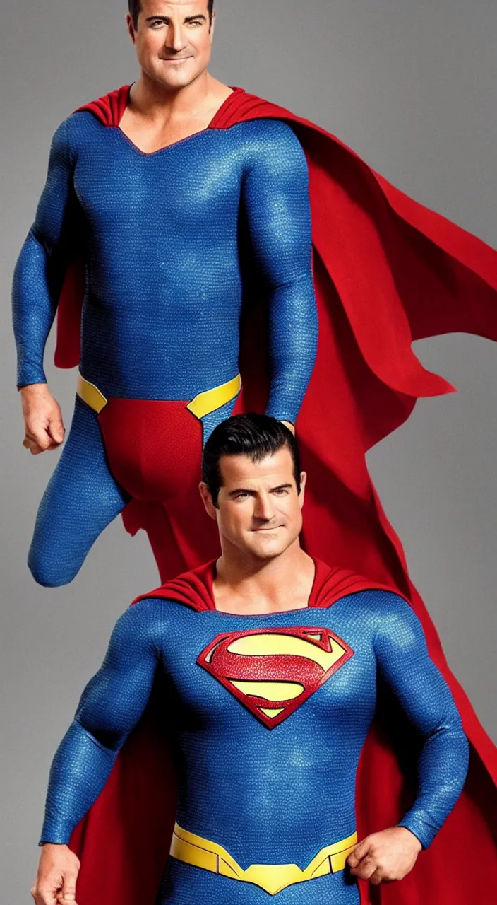 Prompt: George Eads as Superman