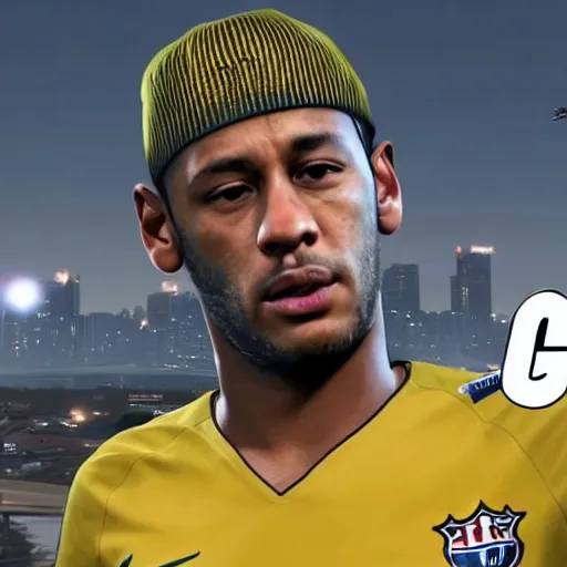 Image similar to neymar in gta v