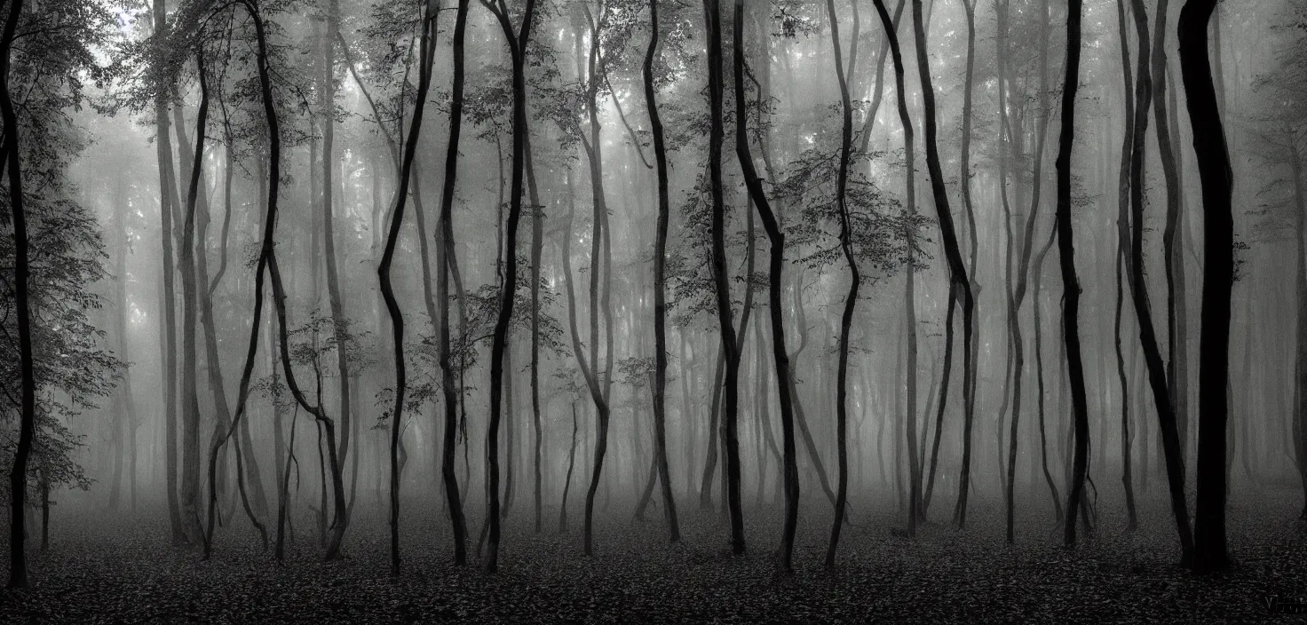 Prompt: dark forest by enrich victor