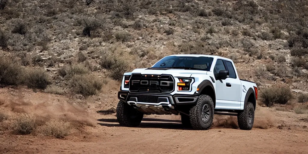 Image similar to “2022 Ford F-150 Raptor SUV, 4K, ultra realistic”