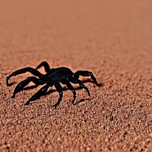 Prompt: a scorpion on the sands of sahara desert, hyper realistic