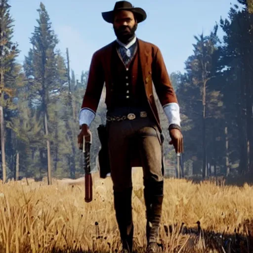 Image similar to donald glover in rdr 2