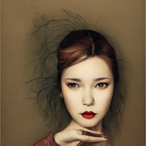 Image similar to photo of young woman by tran nguyen