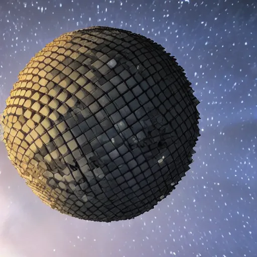 Image similar to photo of a dyson sphere