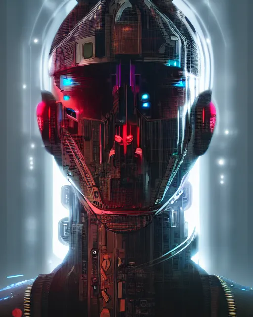 Prompt: a portrait of a evil animedancing techno - style, cyberpunk concept art, trending on artstation, highly detailed, intricate, sharp focus, digital art, 8 k