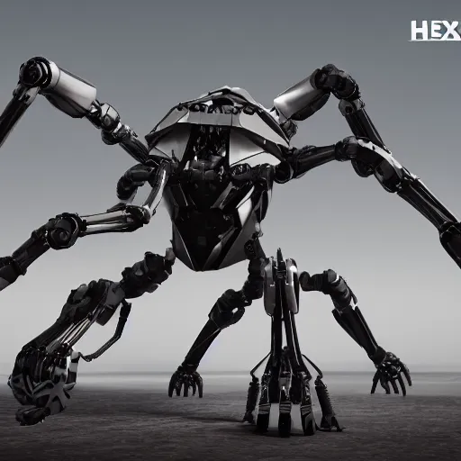 Image similar to hexapod beast, robotic, convex, kitbashing, robot, unreal engine, 4 k