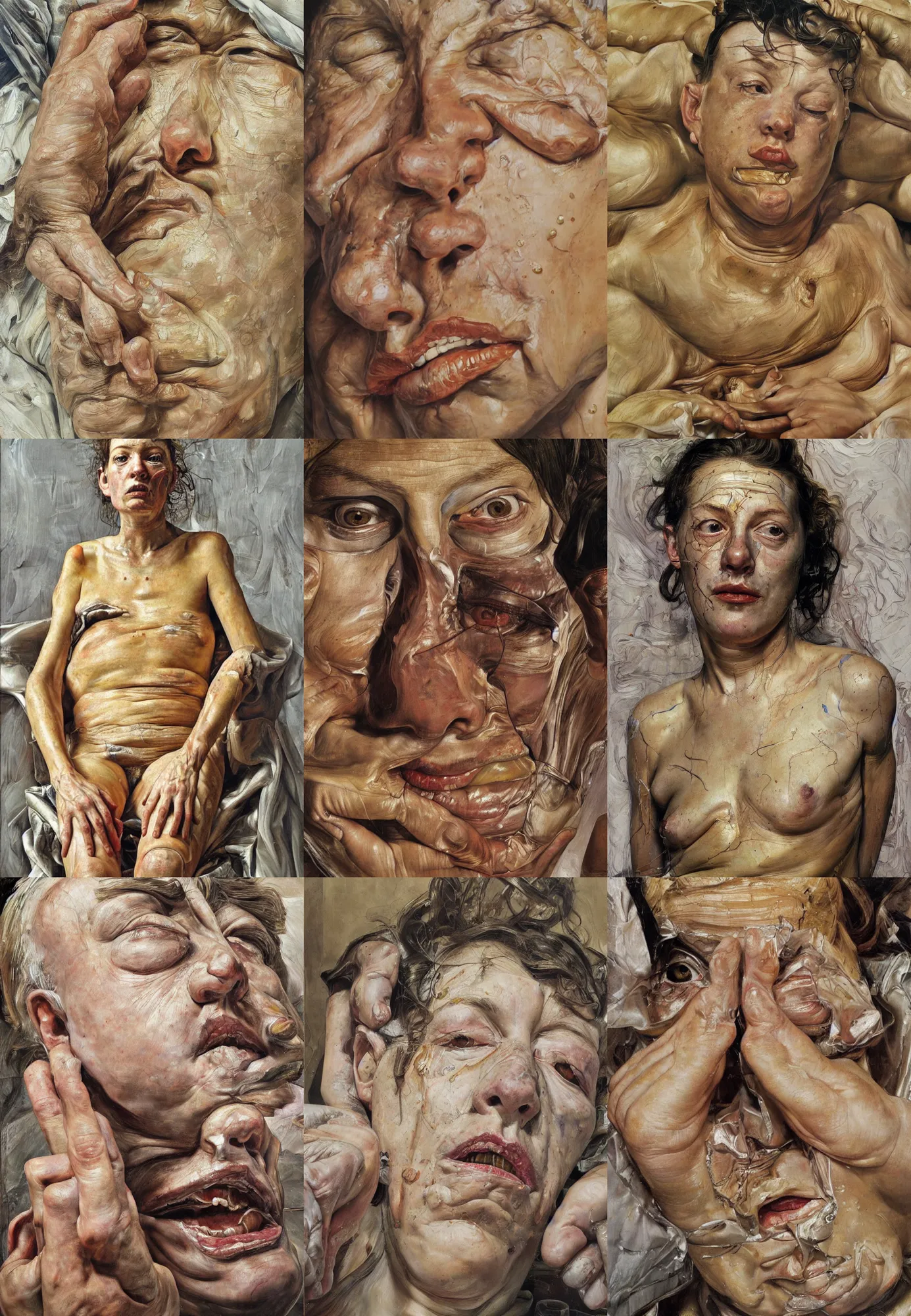 Prompt: high quality high detail painting by lucian freud and jenny saville, hd, golden eal,