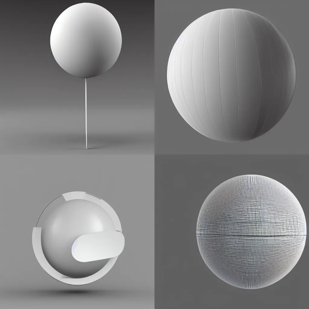 Prompt: 3d render of a sphere