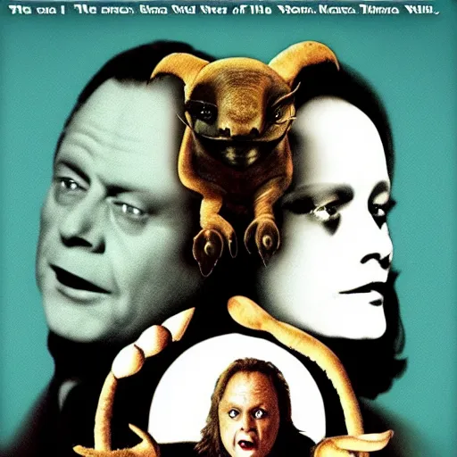 Image similar to the movie poster for silence of the lambs in the style of Dr. Seuss
