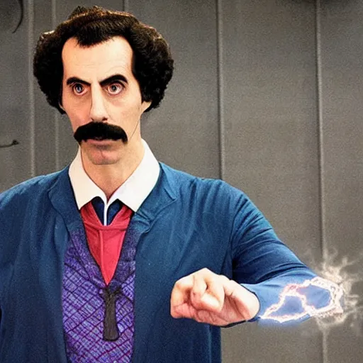 Image similar to Borat as Dr Strange