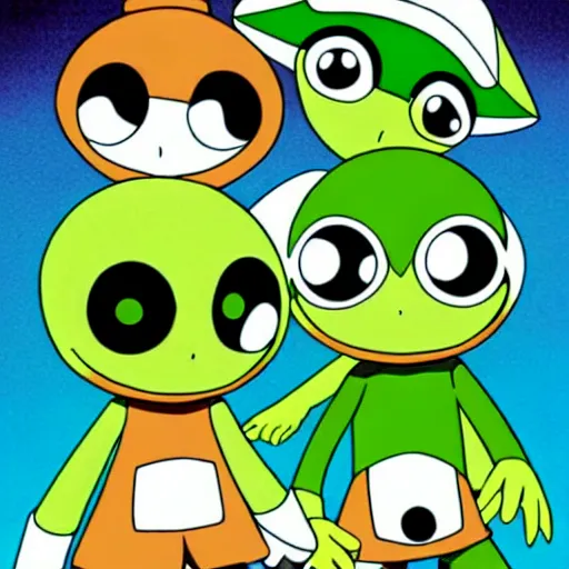 Prompt: Keroro Gunso Sgt. Frog