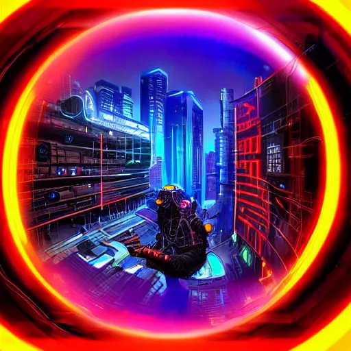 Prompt: A mini fusion reactor, cyberpunk style, vivid colors, dramatic lighting, top post of all time on /r/ImaginaryTechnology subreddit