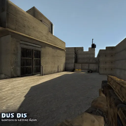 Prompt: dust_2 counter strike game level