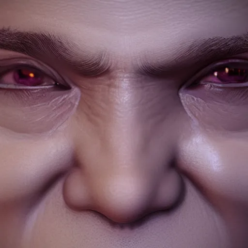 Image similar to person with human eye inside mouth, extreme closeup, macro shot, hyperrealistic, extreme detail, ray tracing, octane render
