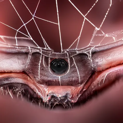 Prompt: spider mouth highly detailed, 8k, high resolution